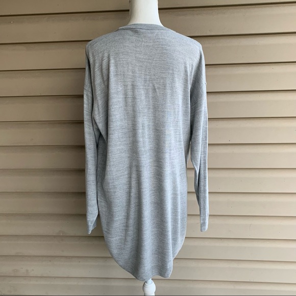 •ASOS• Light Grey Sweater Dress - Size 4 - Picture 5 of 8